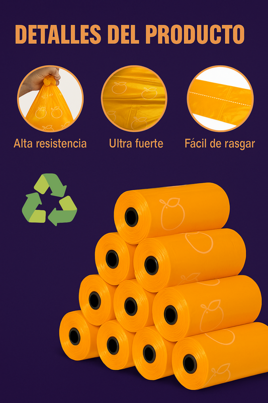 Bolsas Bio para Perros - Aroma Naranja
