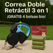 Pack Doble Paseo Premium – Correa Retráctil + Pack 4 Bolsas BIO